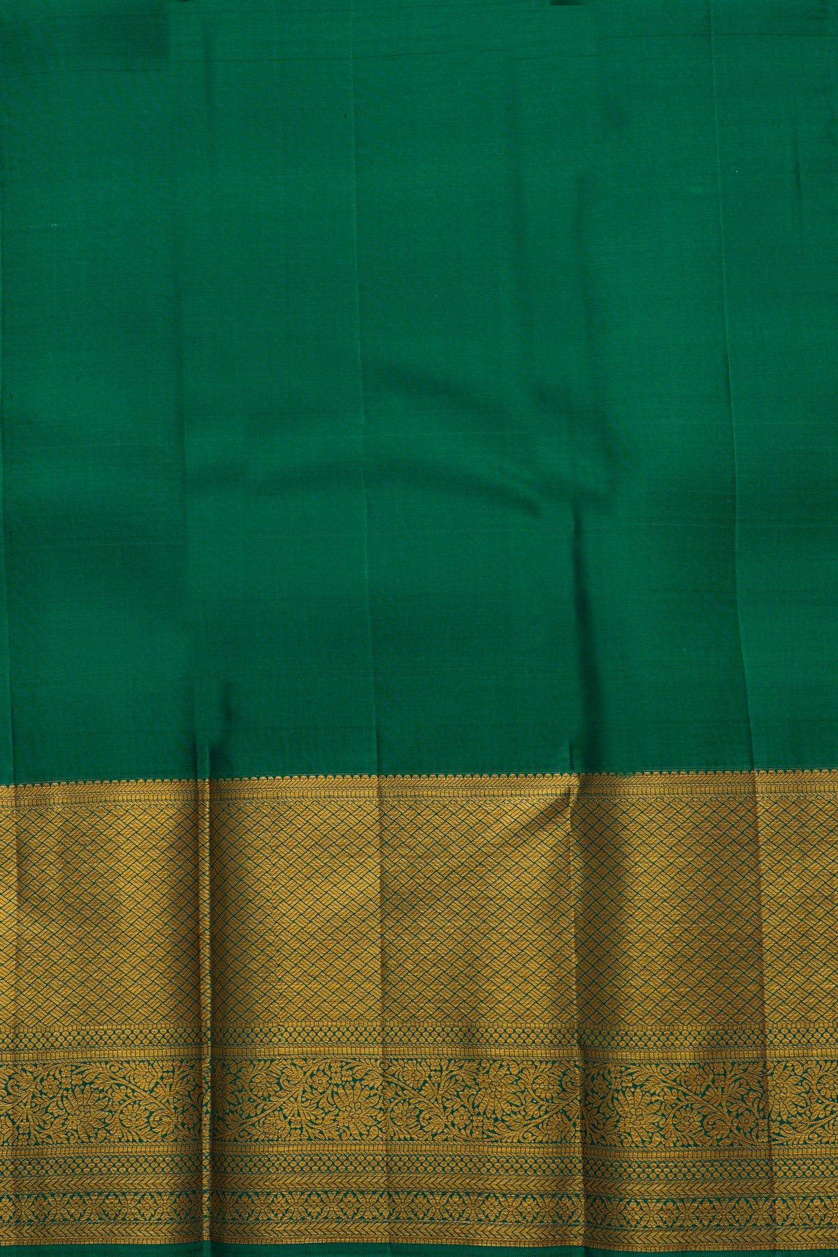Kancheepuram Silk Peacock Green Saree