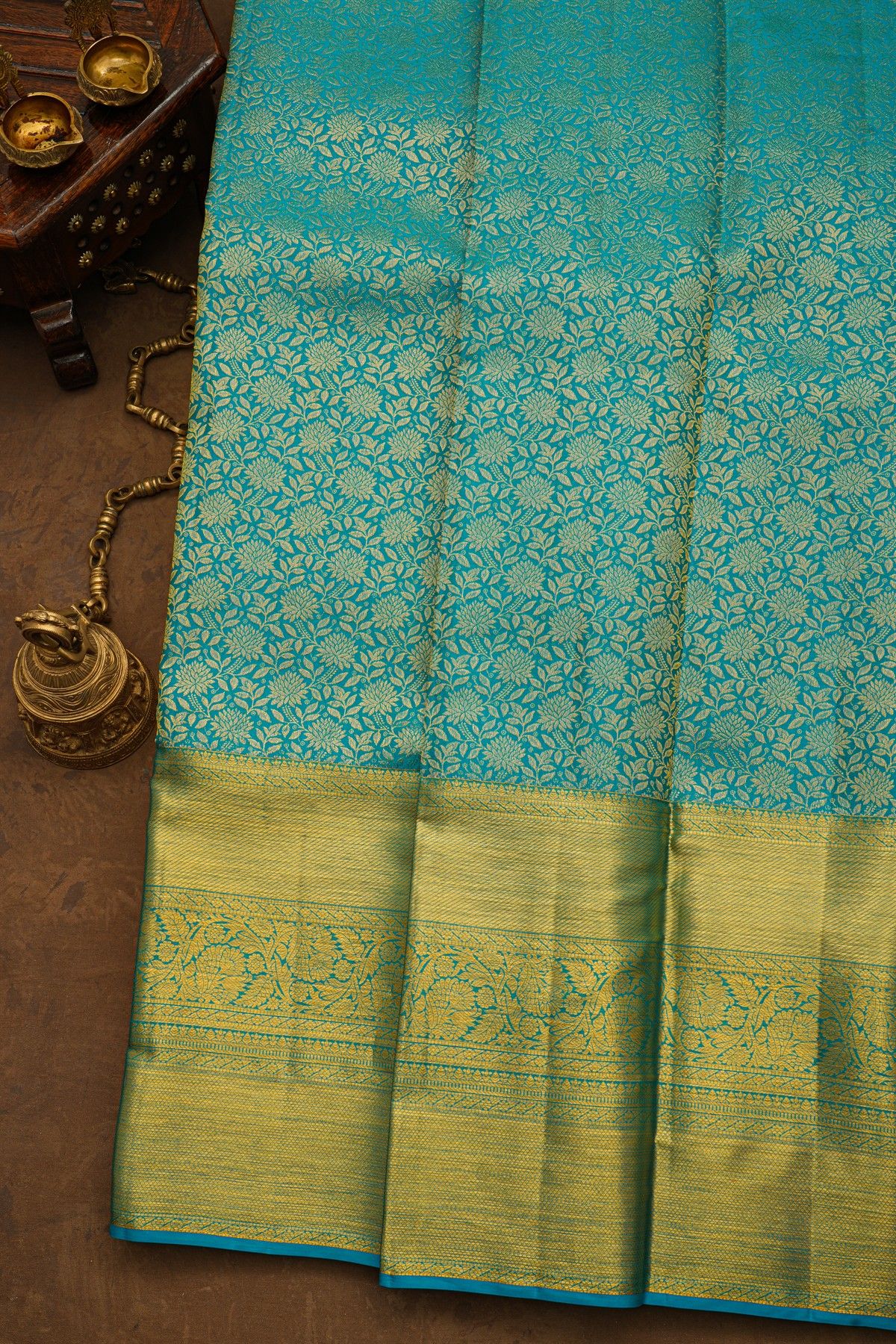 Kancheepuram Silk Blue Saree
