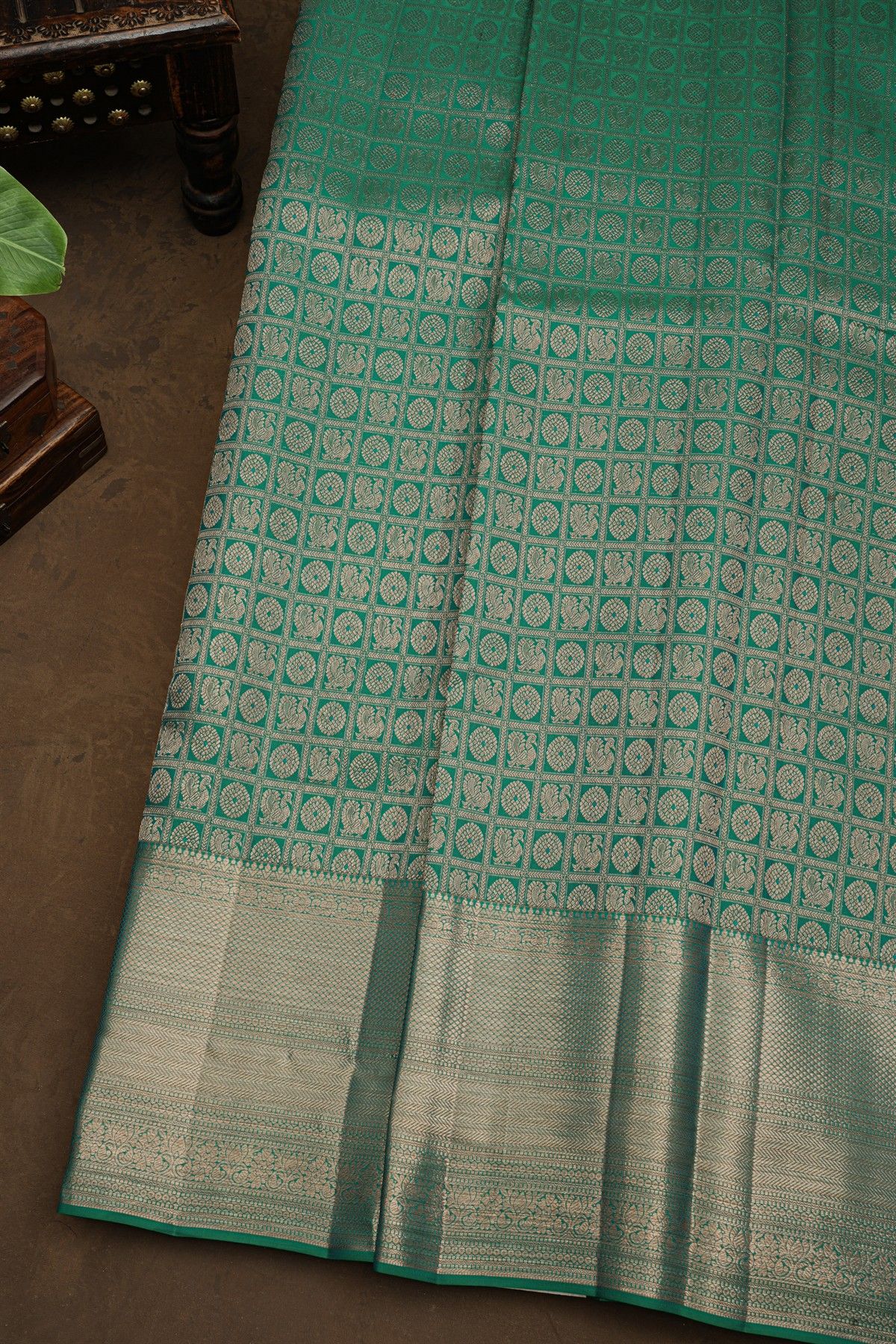 Kancheepuram Silk Dual Colour Saree