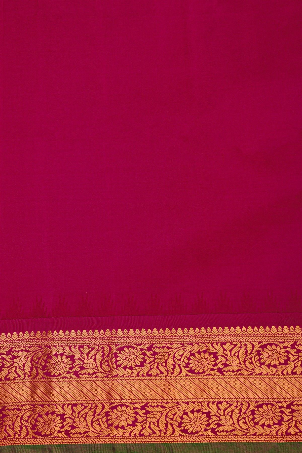 Gadwal Silk Peach Saree