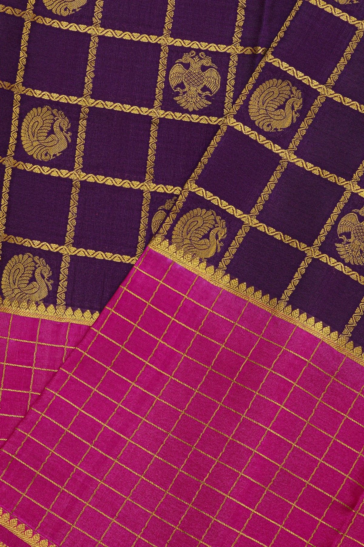Mysore Crepe Multi-Colour Saree