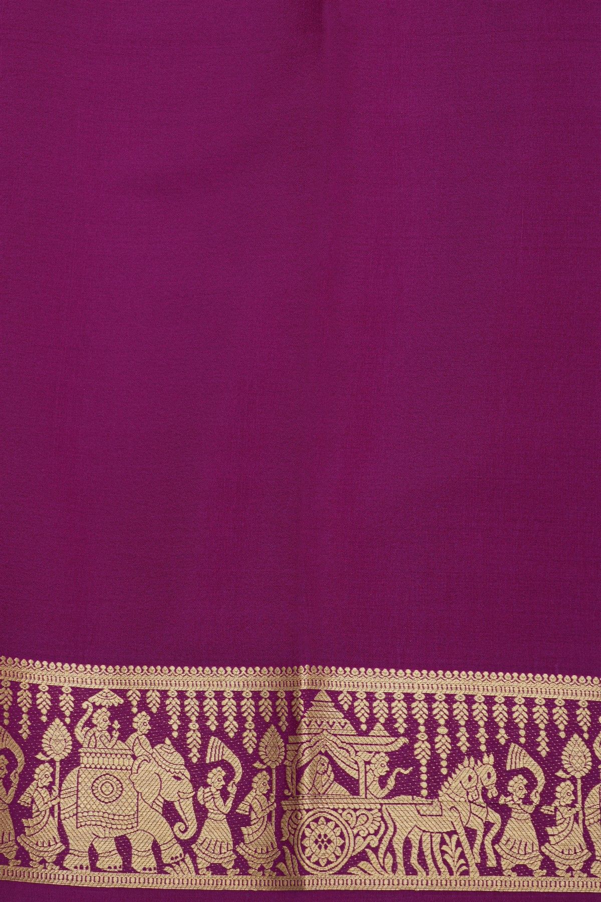 Mysore Crepe Baby Pink Saree