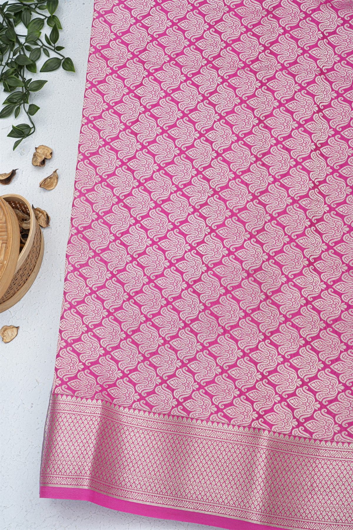 Mysore Crepe Lilac Saree
