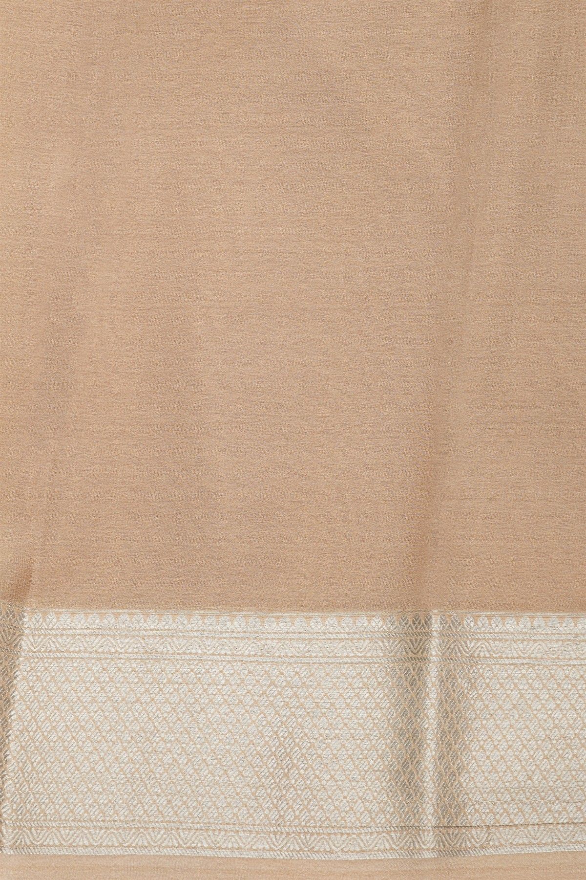 Mysore Crepe Red Saree