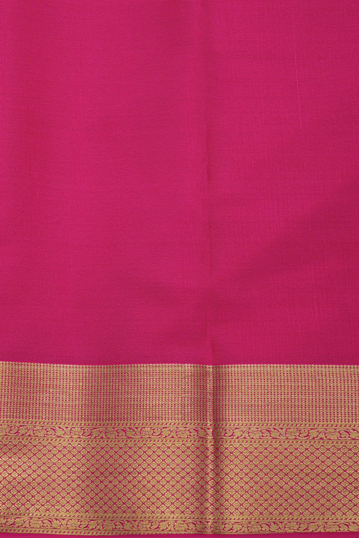 Mysore Crepe Cream Saree
