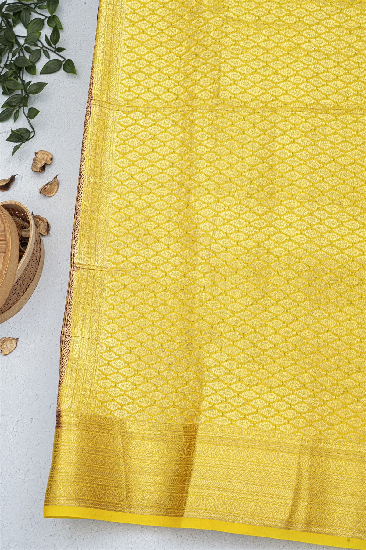 Mysore Crepe Wine Saree