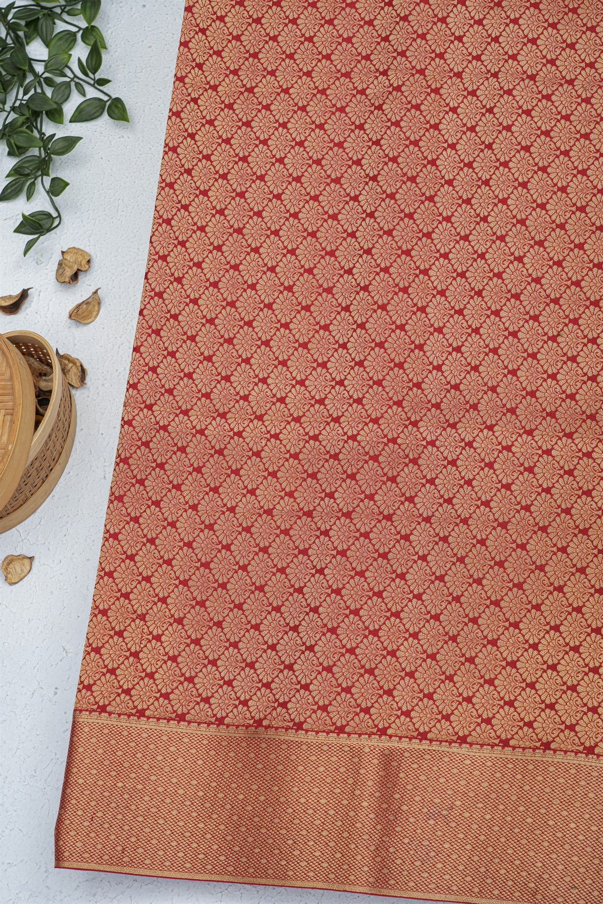 Mysore Crepe Off White Saree