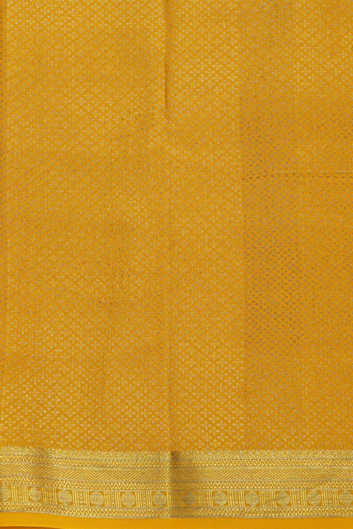 Mysore Crepe Mustard Saree