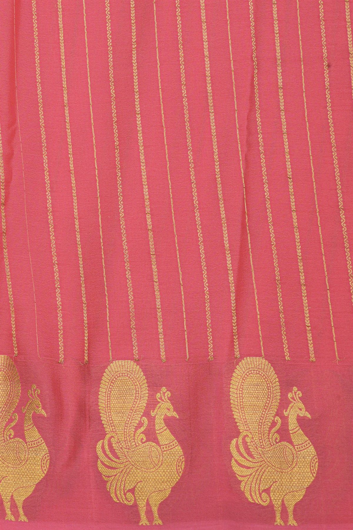 Mysore Crepe Pink Saree