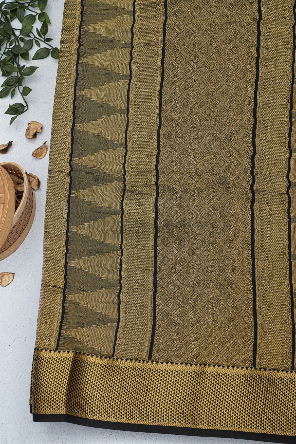 Mysore Crepe Lavender Saree
