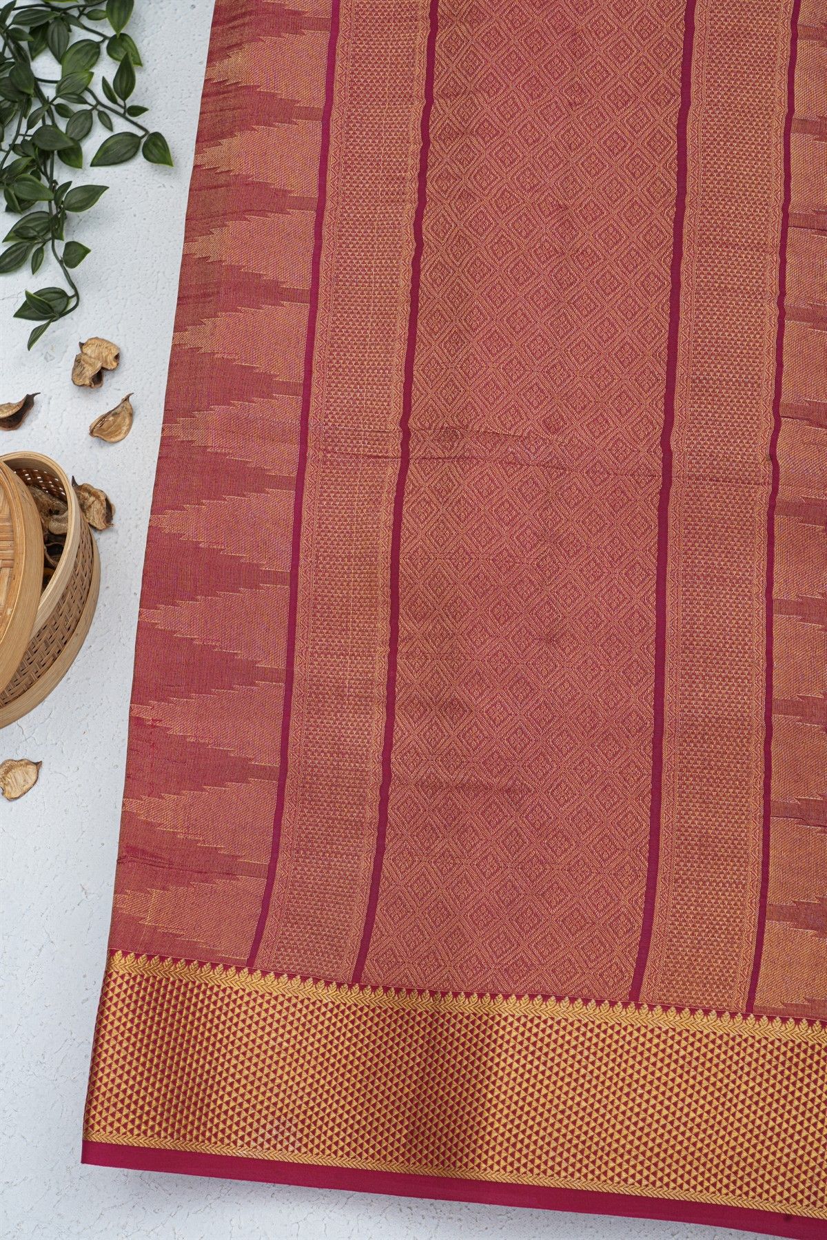 Mysore Crepe Sky Blue Saree