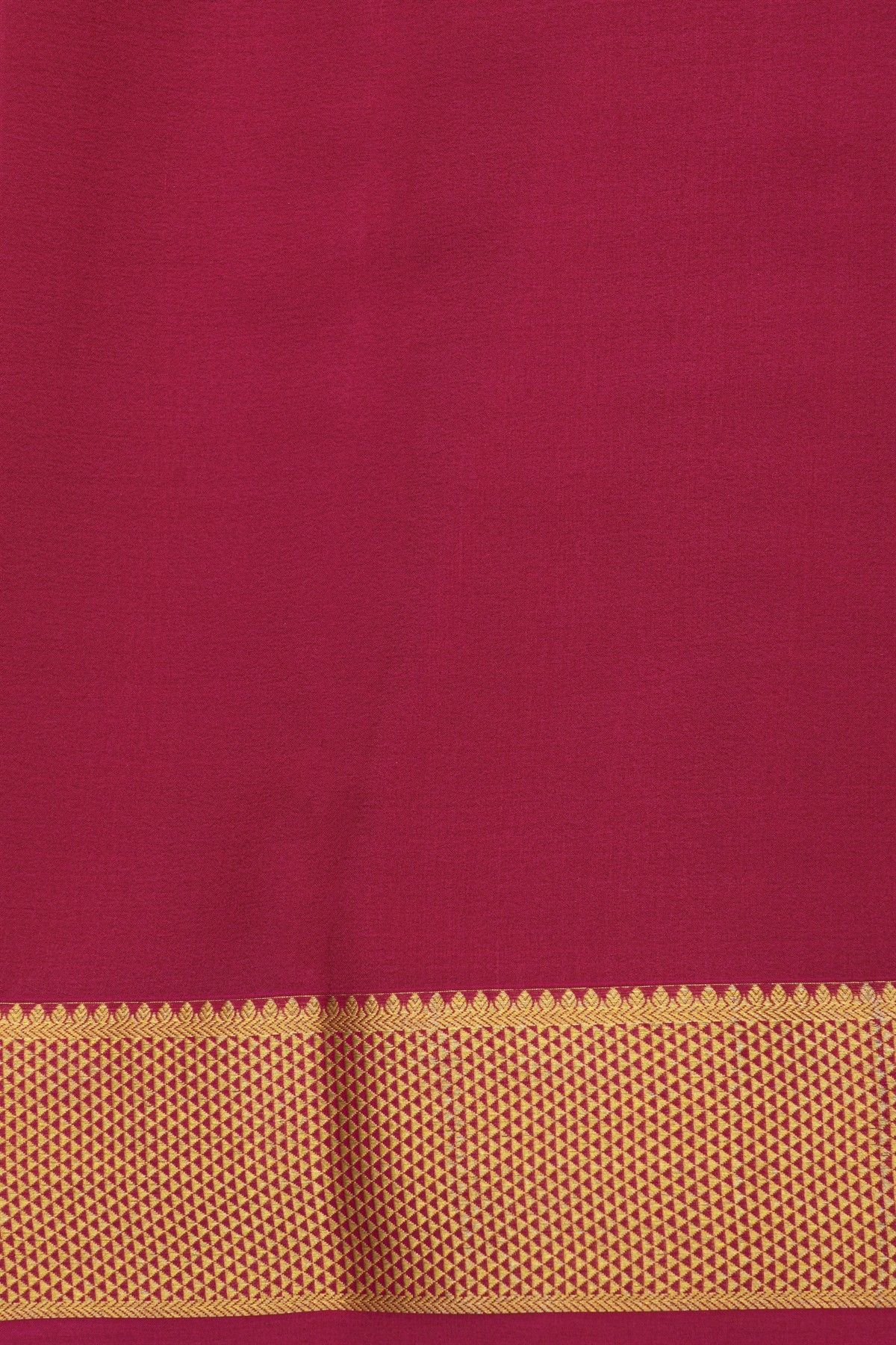 Mysore Crepe Sky Blue Saree