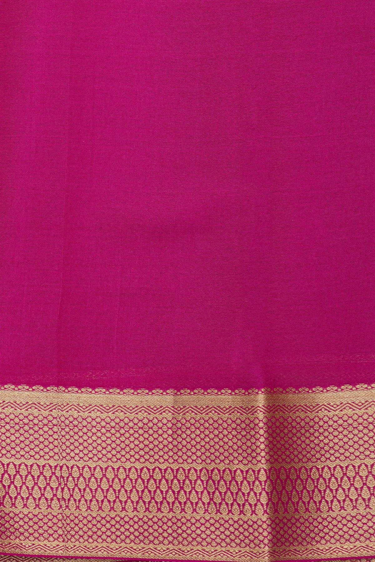 Mysore Crepe Royal Blue Saree