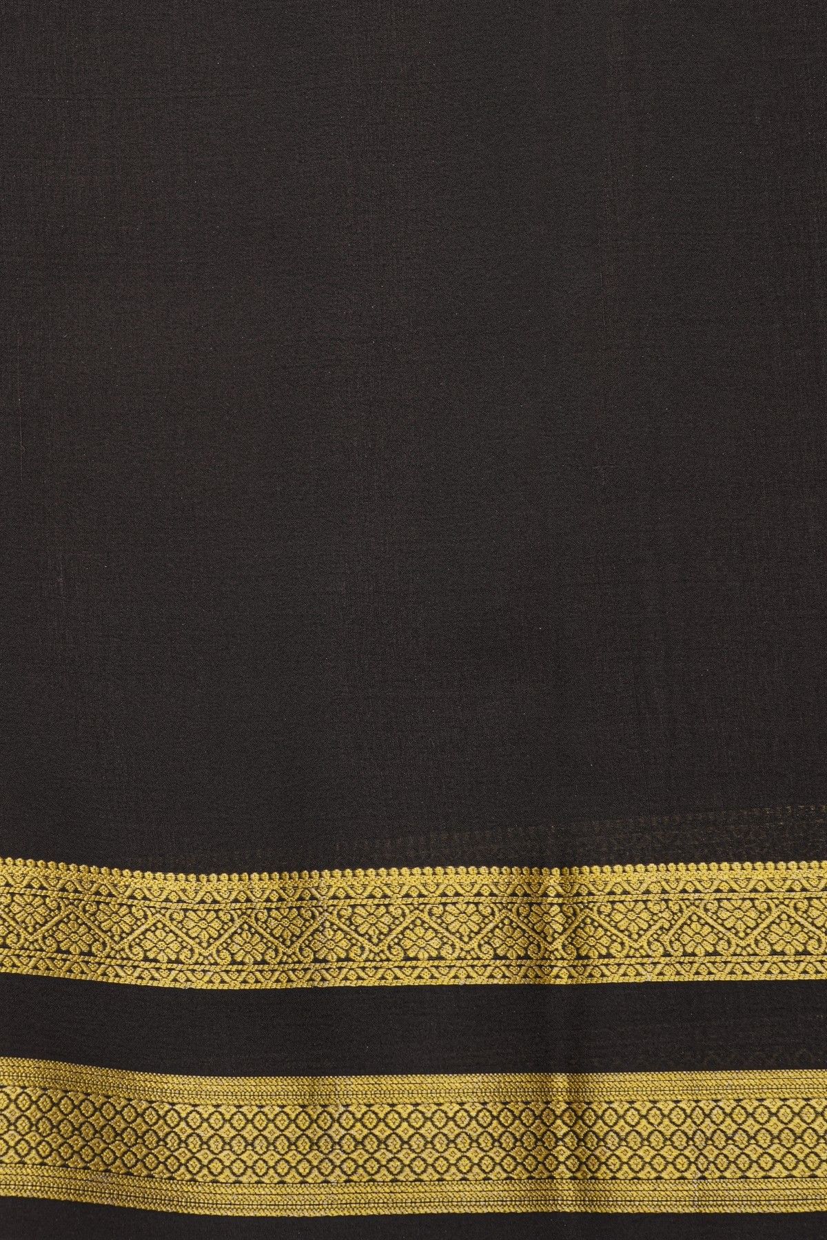Mysore Crepe Orange Saree
