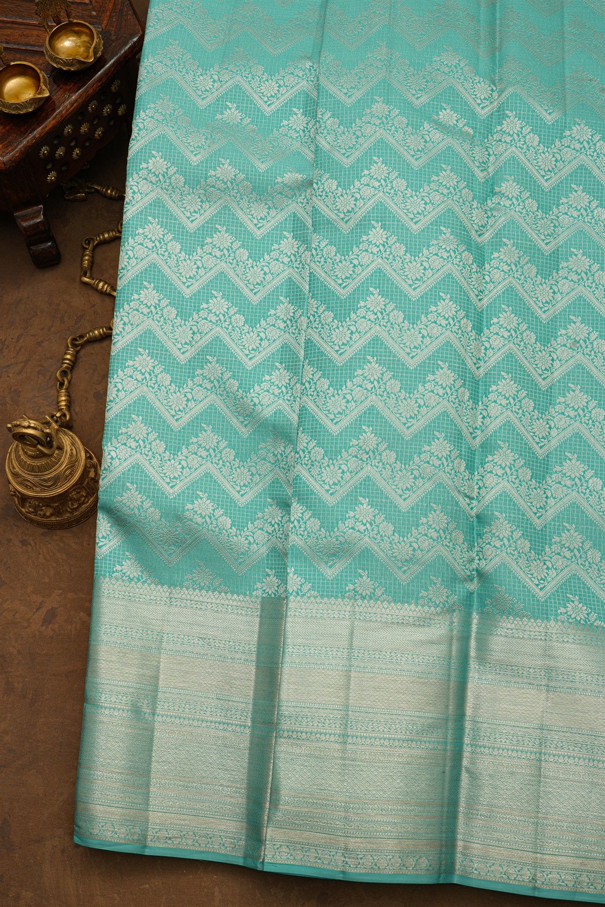 Kancheepuram Silk Blue Saree