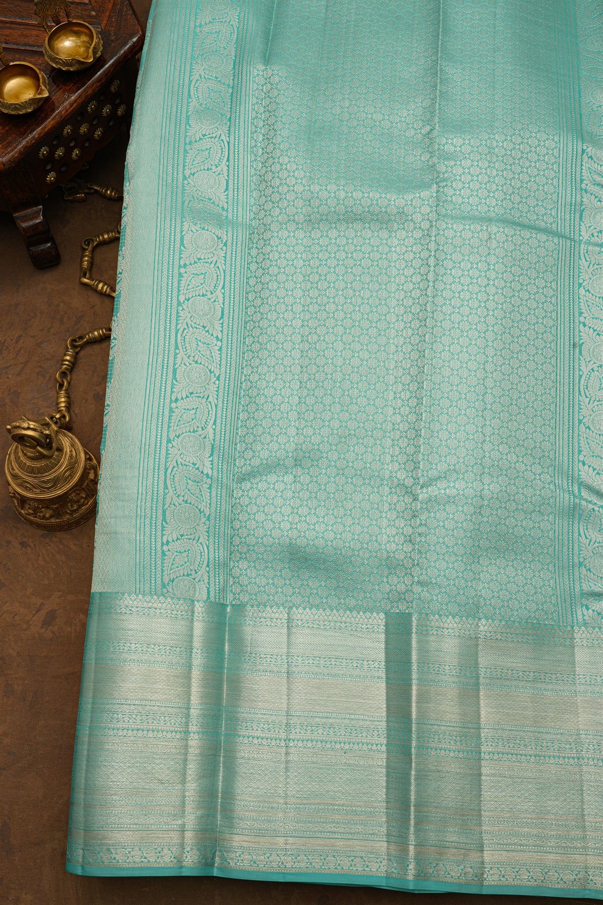 Kancheepuram Silk Blue Saree