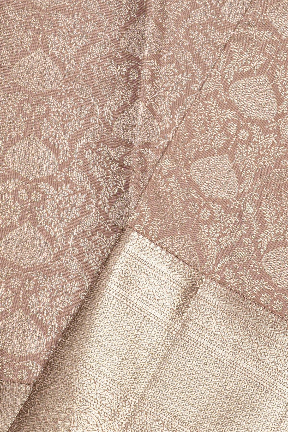 Kancheepuram Silk Mauve Saree