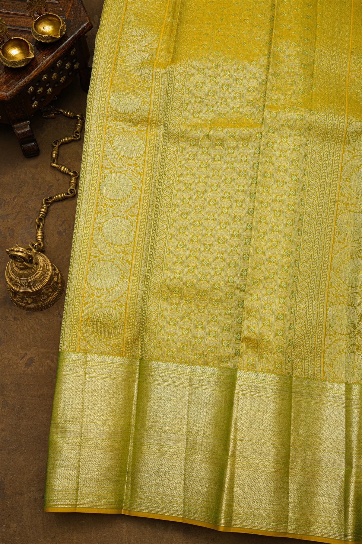 Kancheepuram Silk Gold Saree