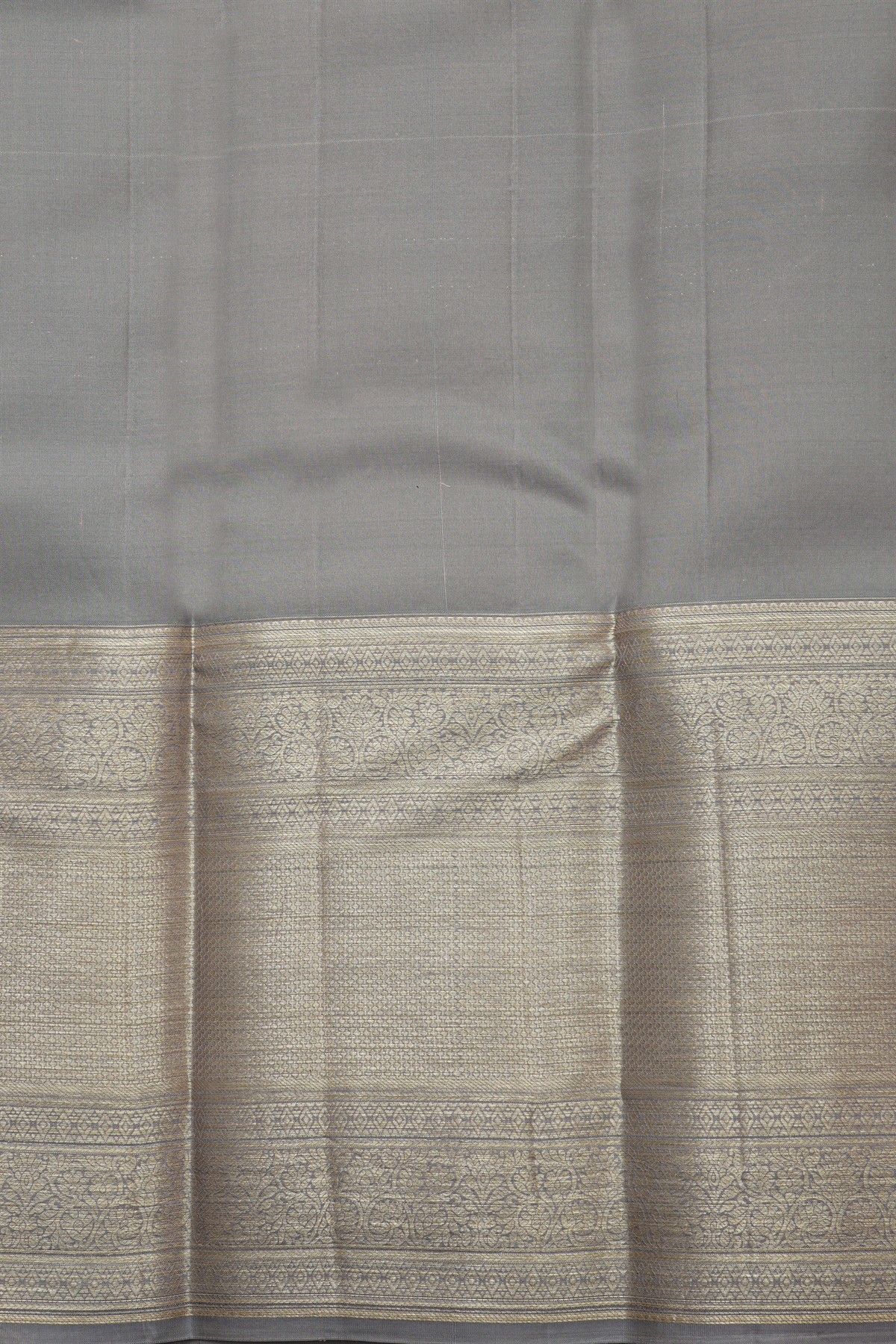 Kancheepuram Silk Grey Saree