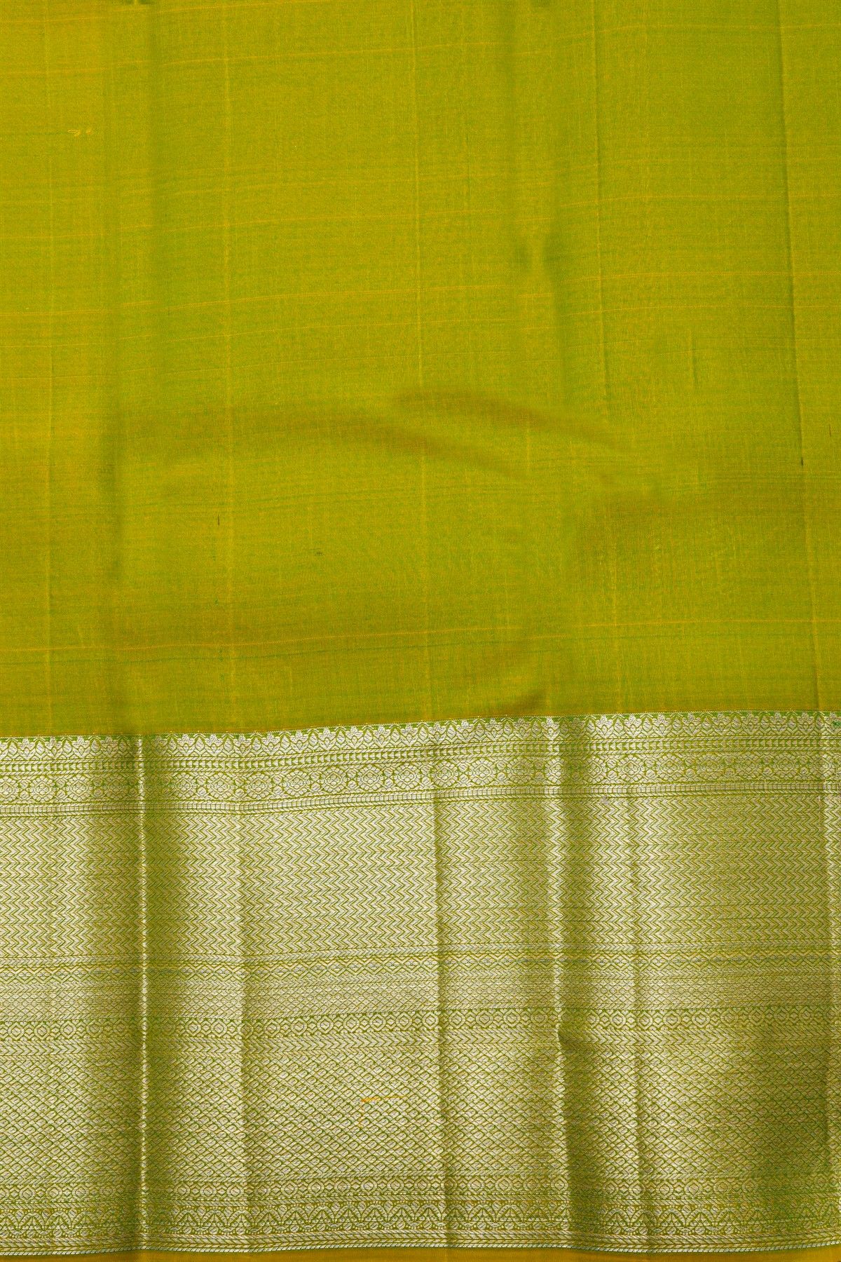 Kancheepuram Silk Parrot Green Saree