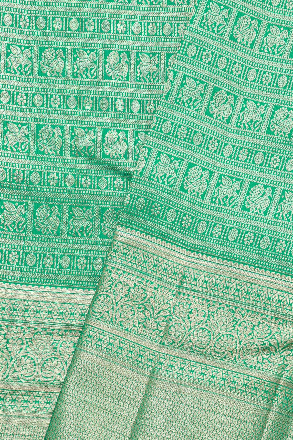 Kancheepuram Silk Sea Green Saree