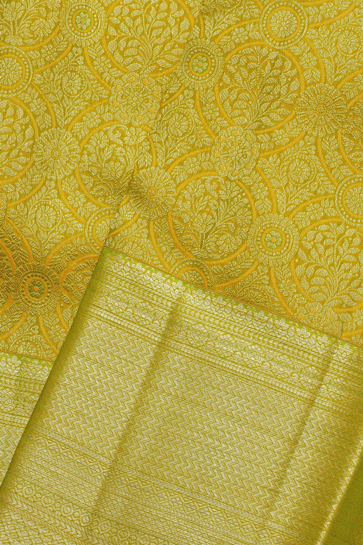 Kancheepuram Silk Green Saree