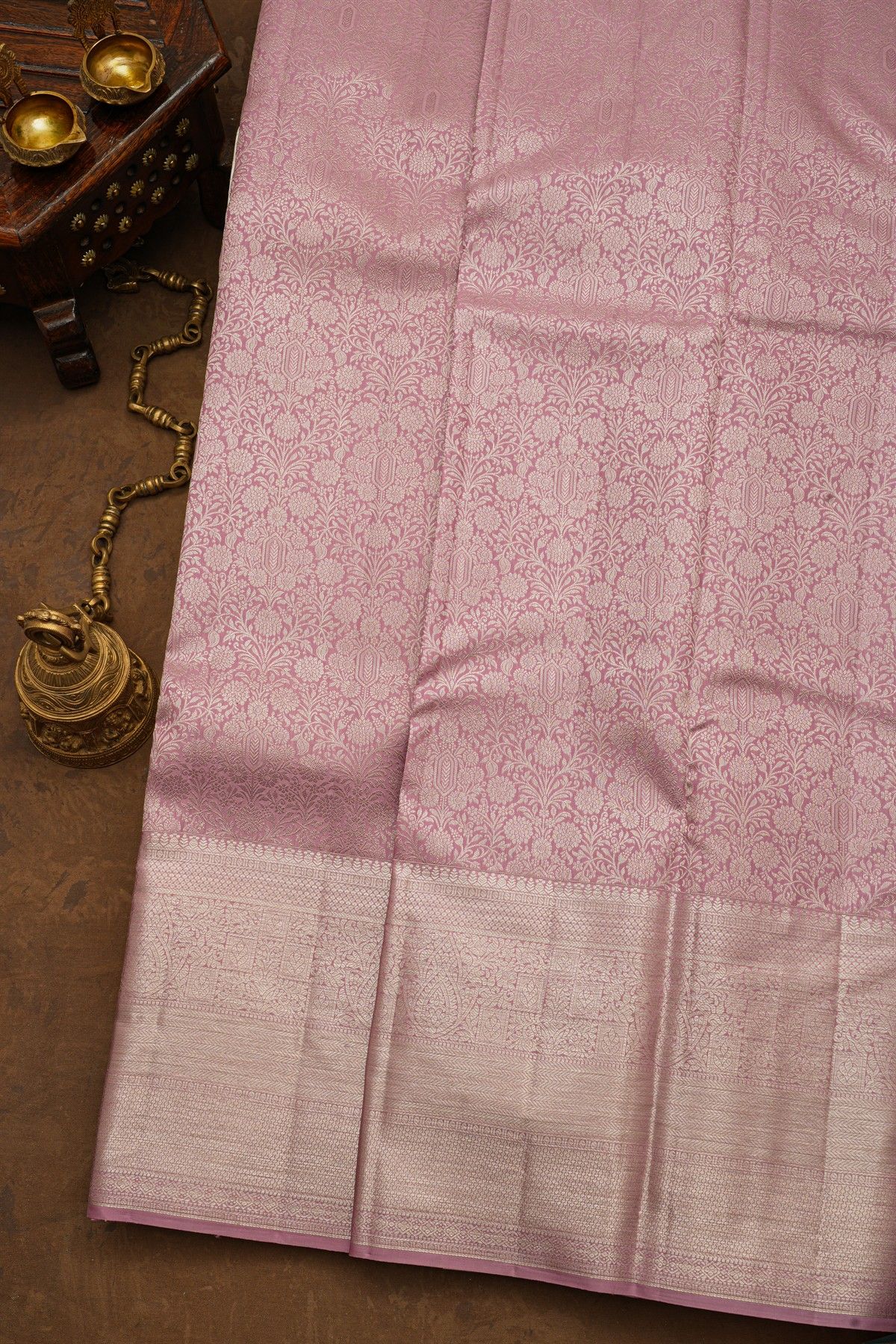 Kancheepuram Silk Purple Saree