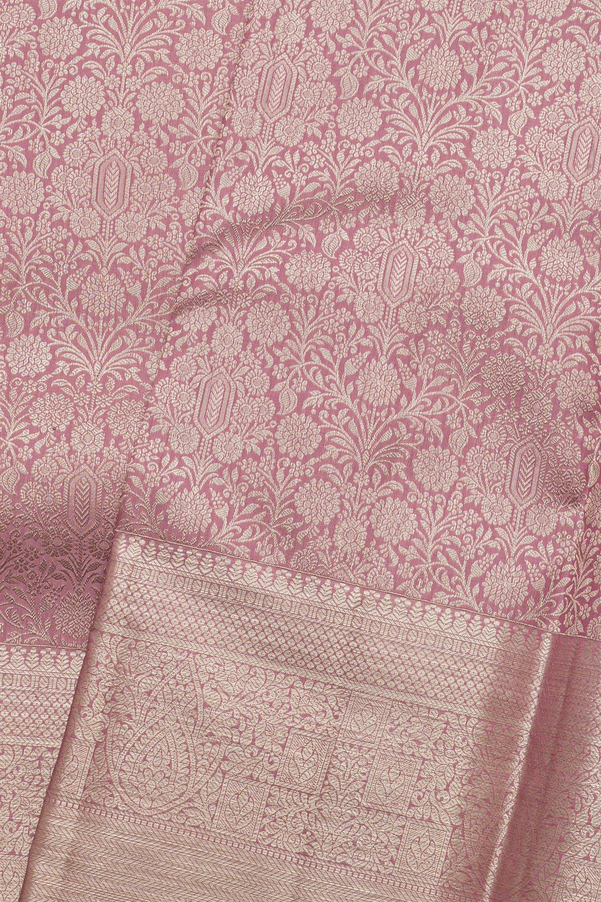 Kancheepuram Silk Purple Saree