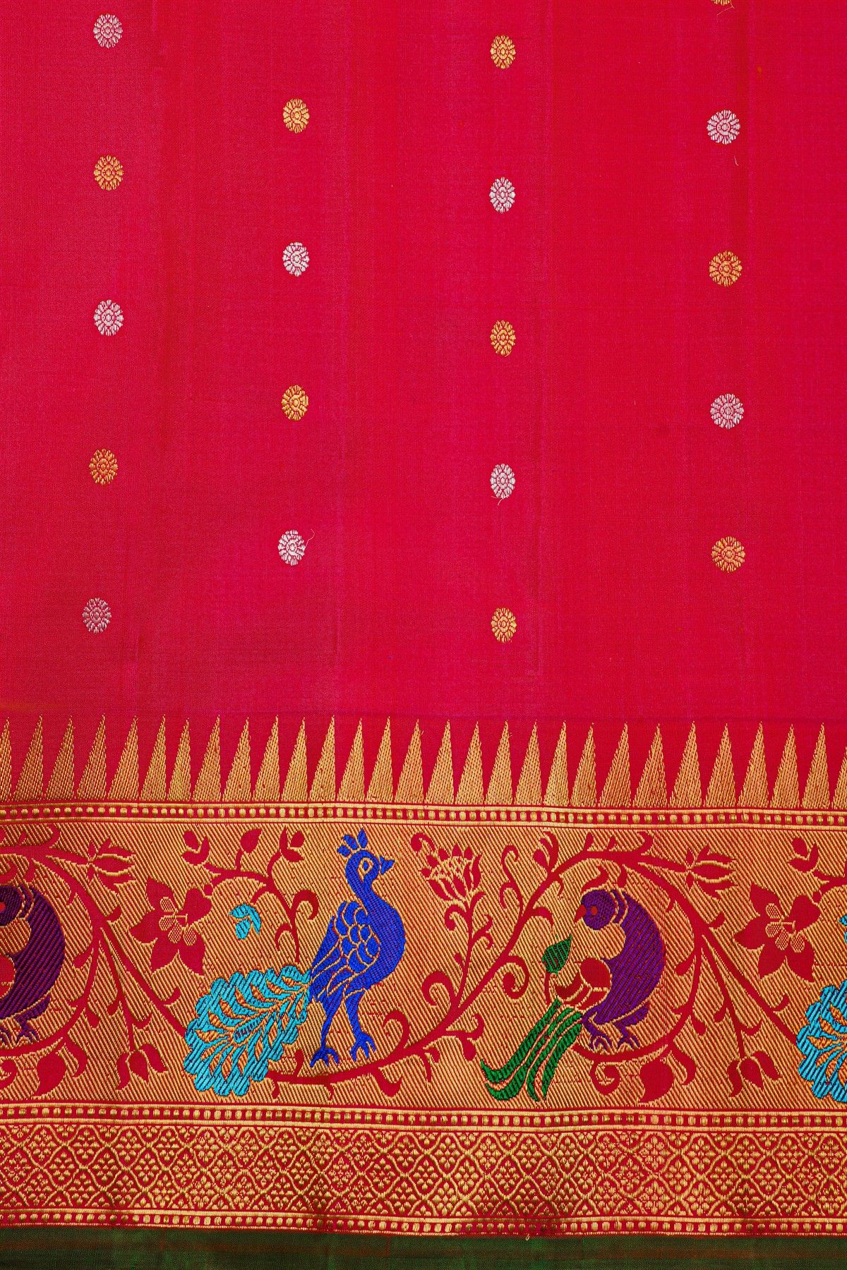 Gadwal Silk Mustard Saree