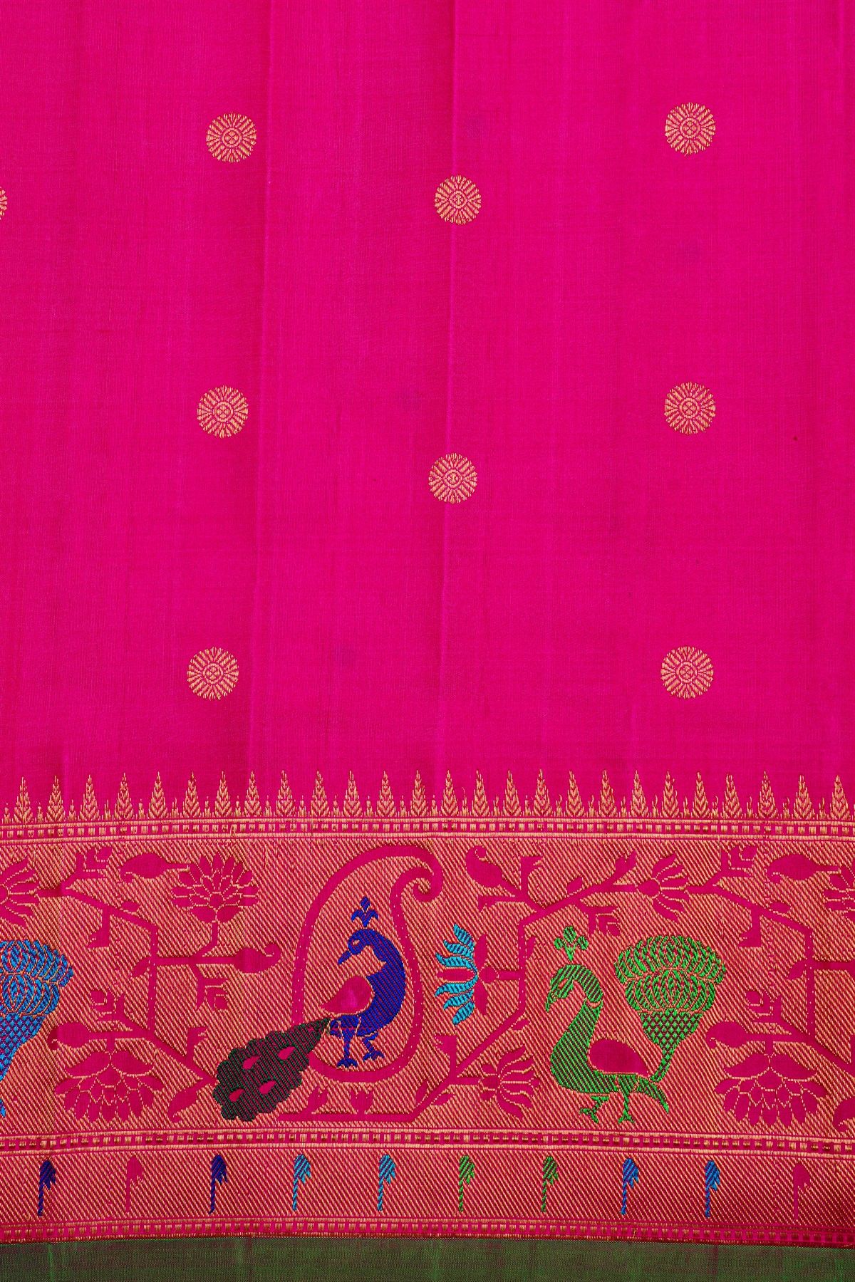 Gadwal Silk Pink Saree