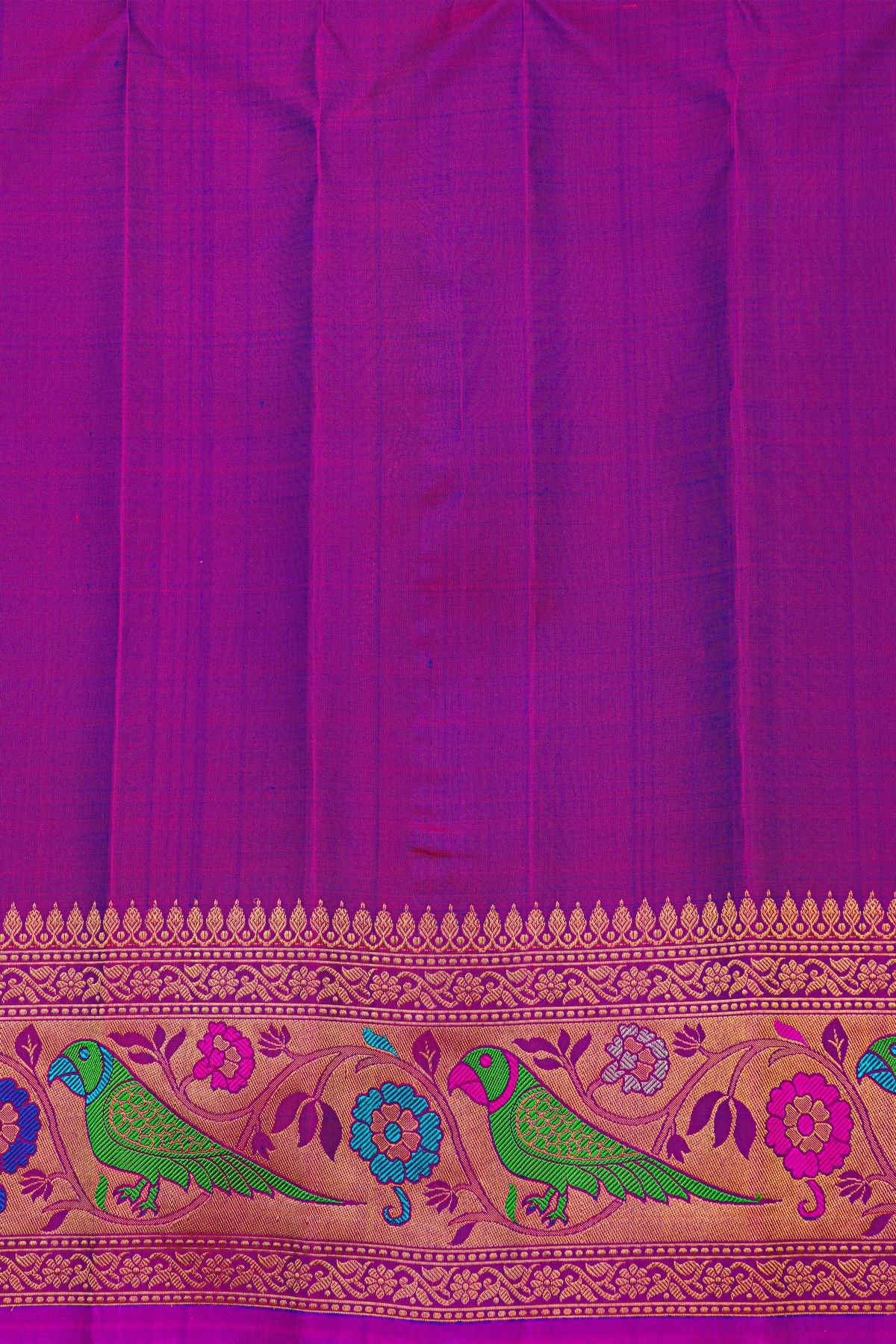 Gadwal Silk Blue Saree
