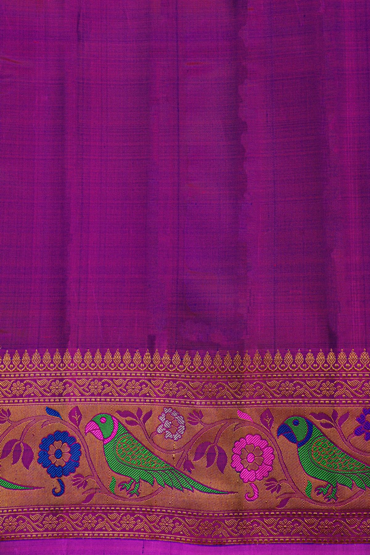 Gadwal Silk Dual Colour Saree