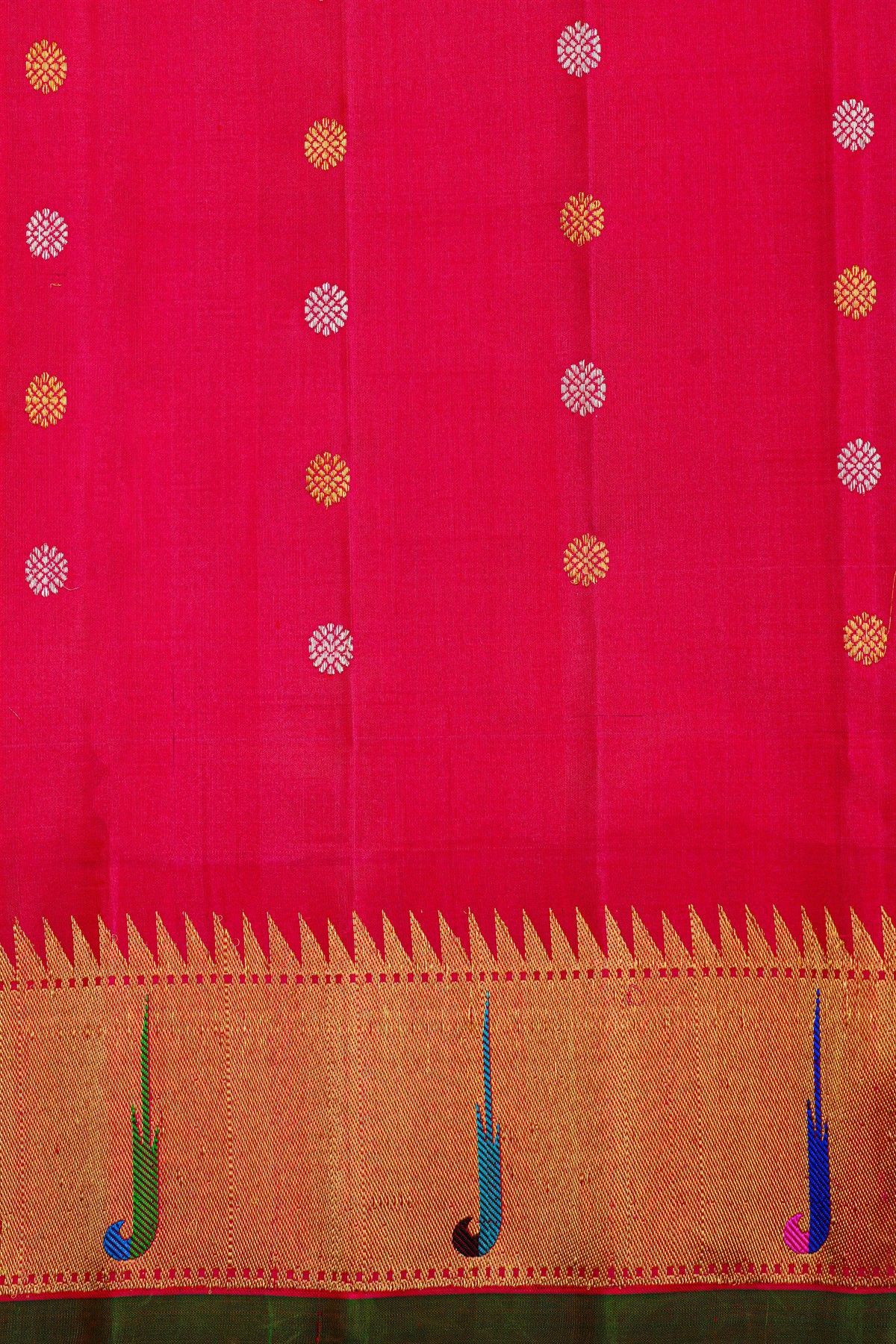 Gadwal Silk Mustard Saree
