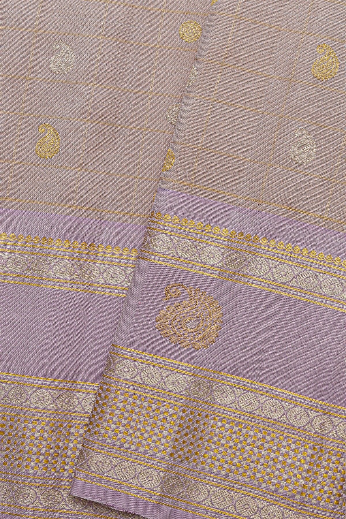 Gadwal Silk Lavender Saree