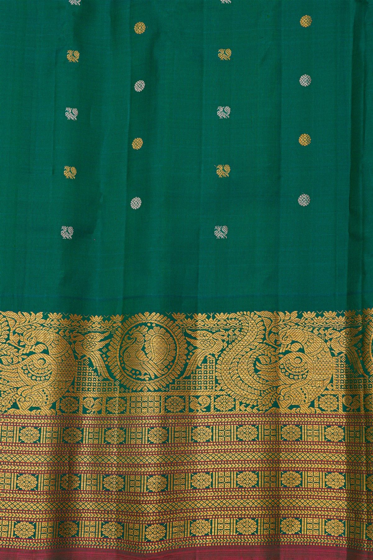 Gadwal Silk Pink Saree