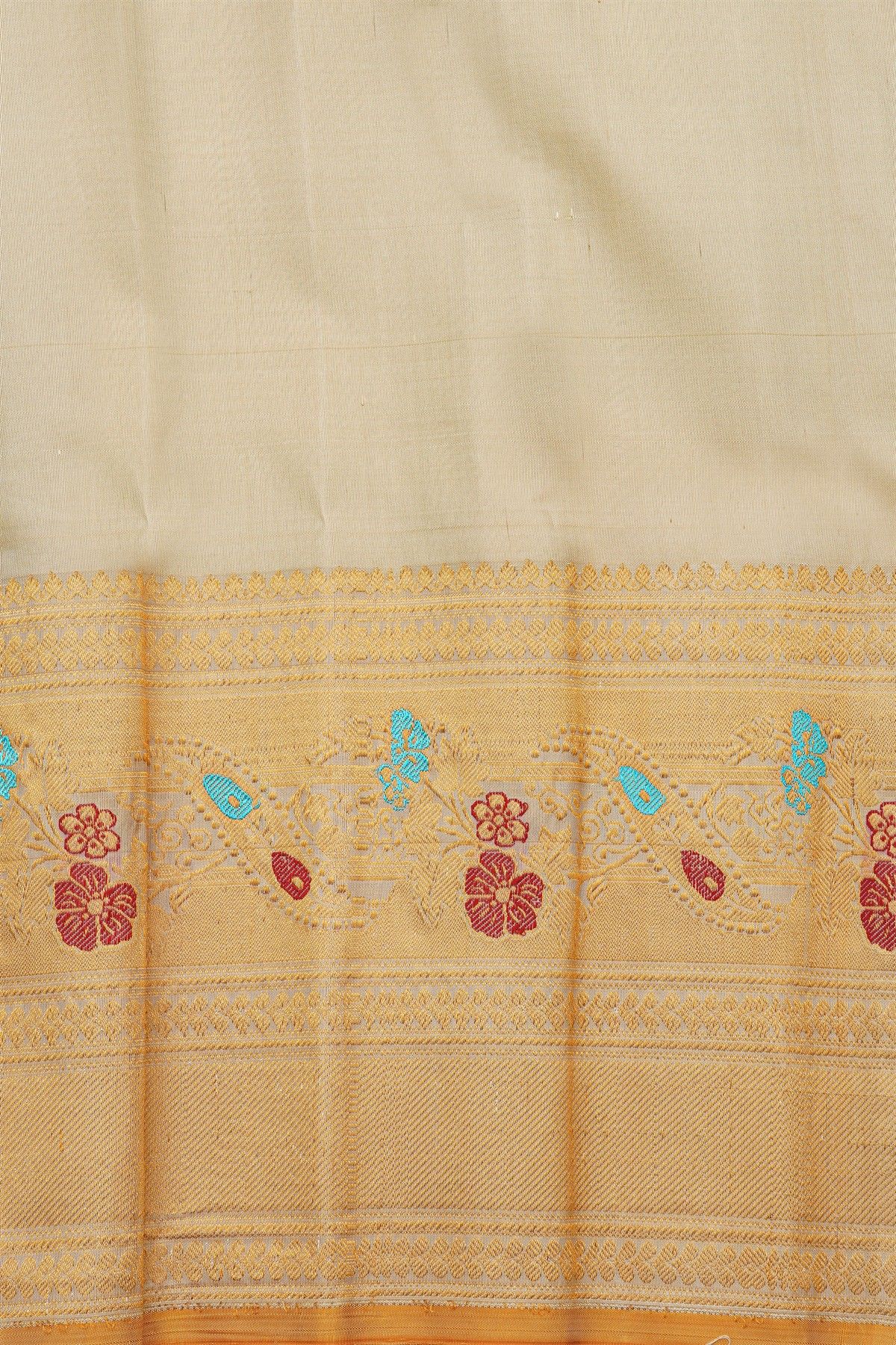Gadwal Silk Green Saree
