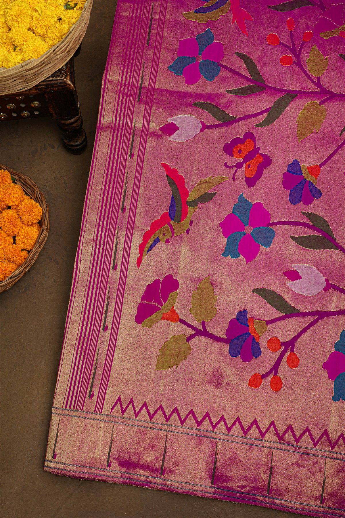 Paithani Silk Dual Colour Saree