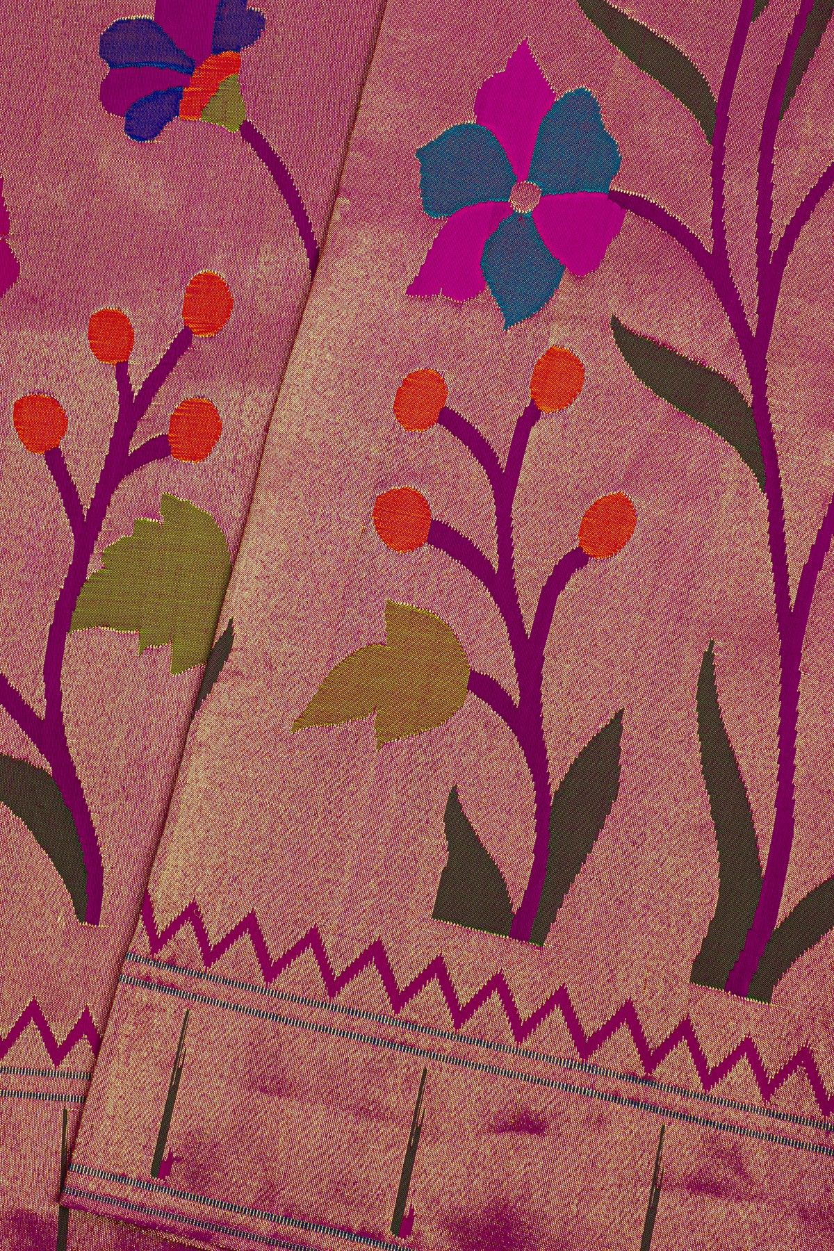 Paithani Silk Dual Colour Saree