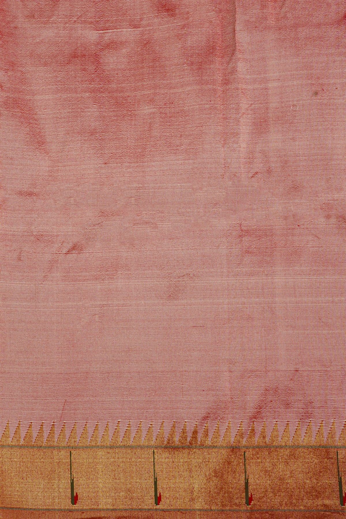 Paithani Silk Onion Pink Saree