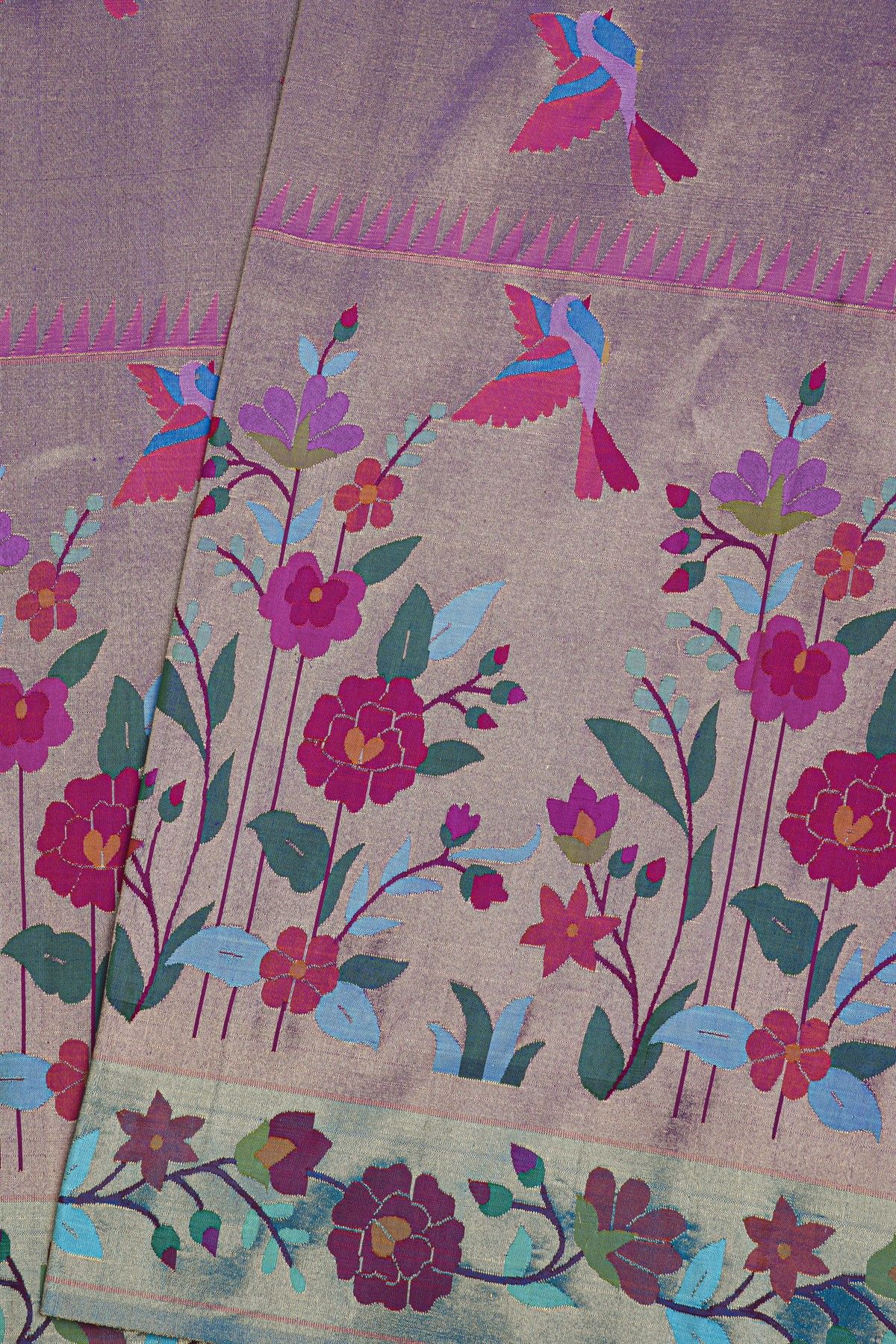 Paithani Silk Dual Colour Saree