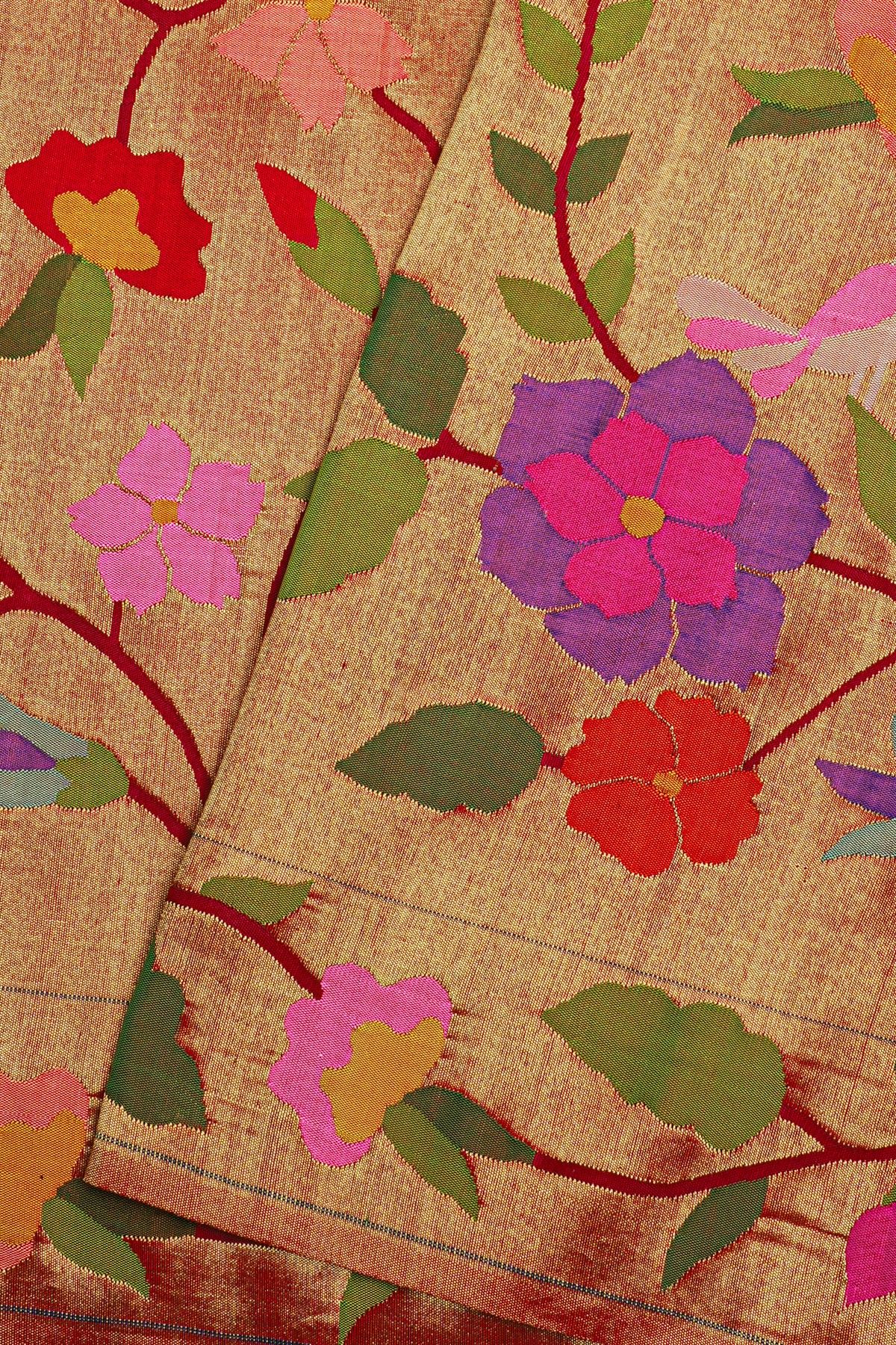 Paithani Silk Dual Colour Saree