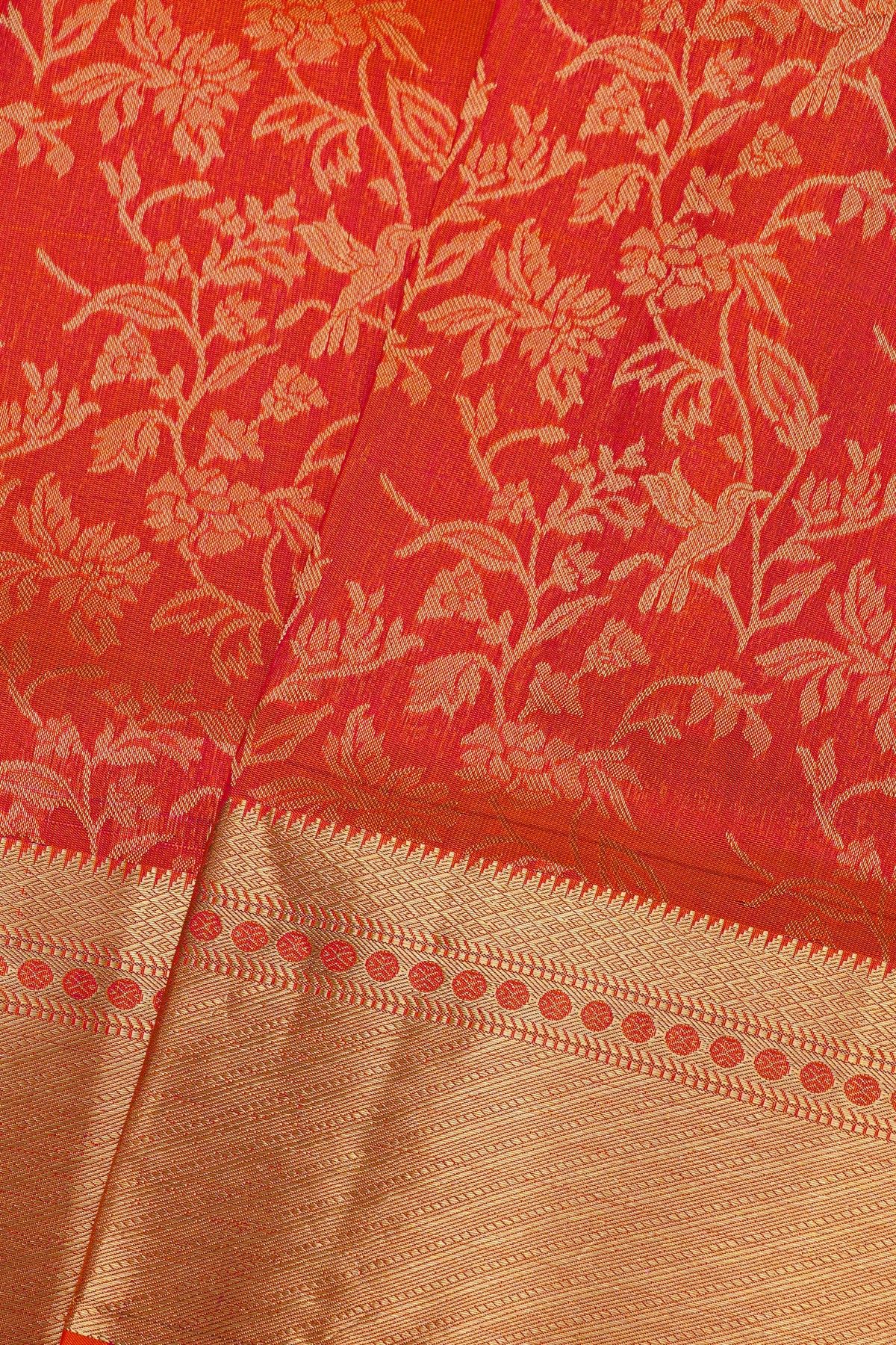 Coimbatore Soft Silk Red Saree