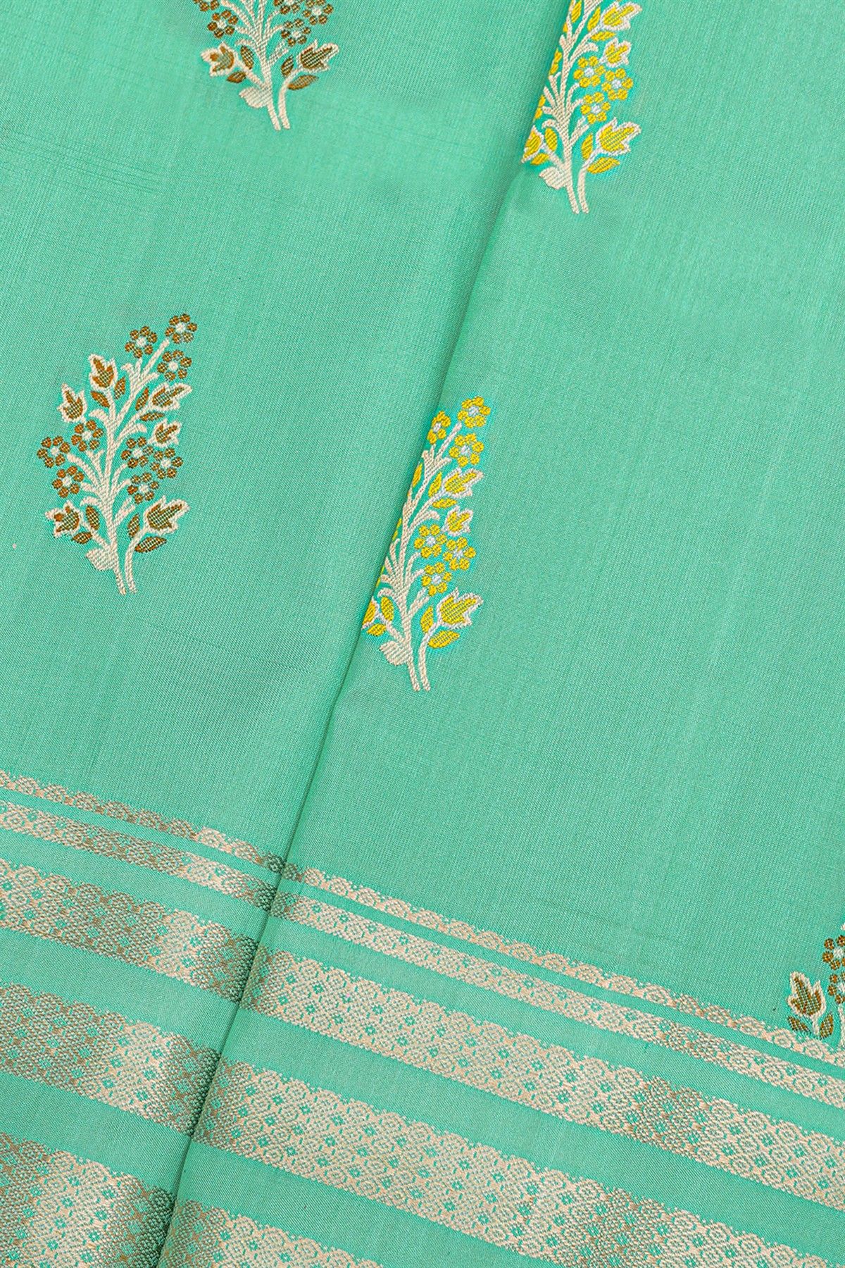 Coimbatore Soft Silk Sea Green Saree