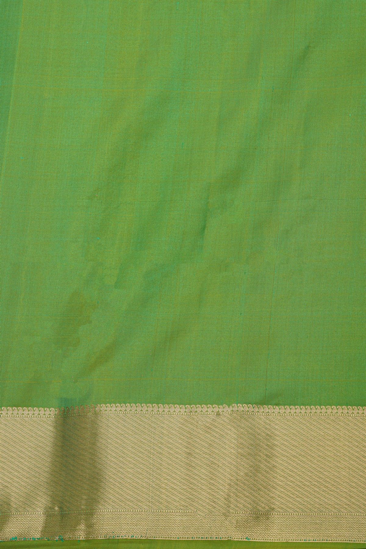 Coimbatore Soft Silk Parrot Green Saree