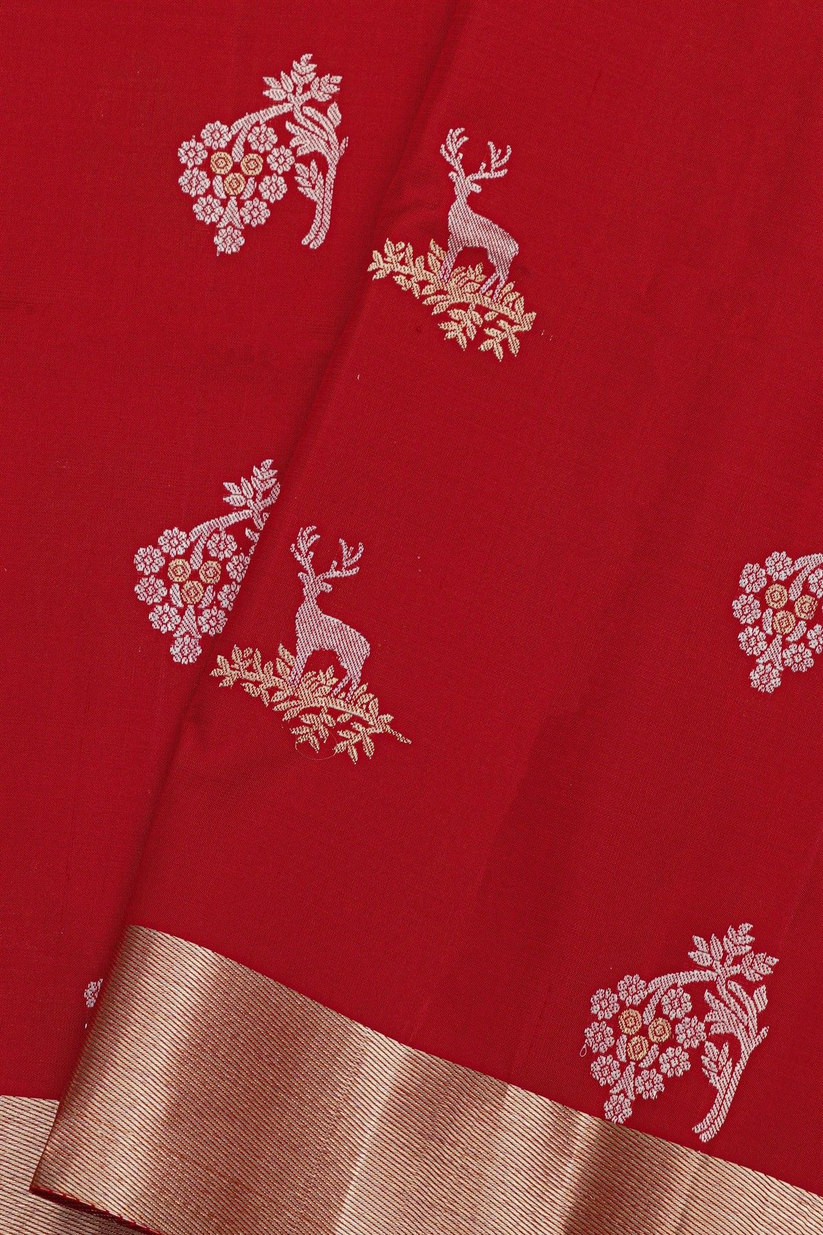 Coimbatore Soft Silk Red Saree