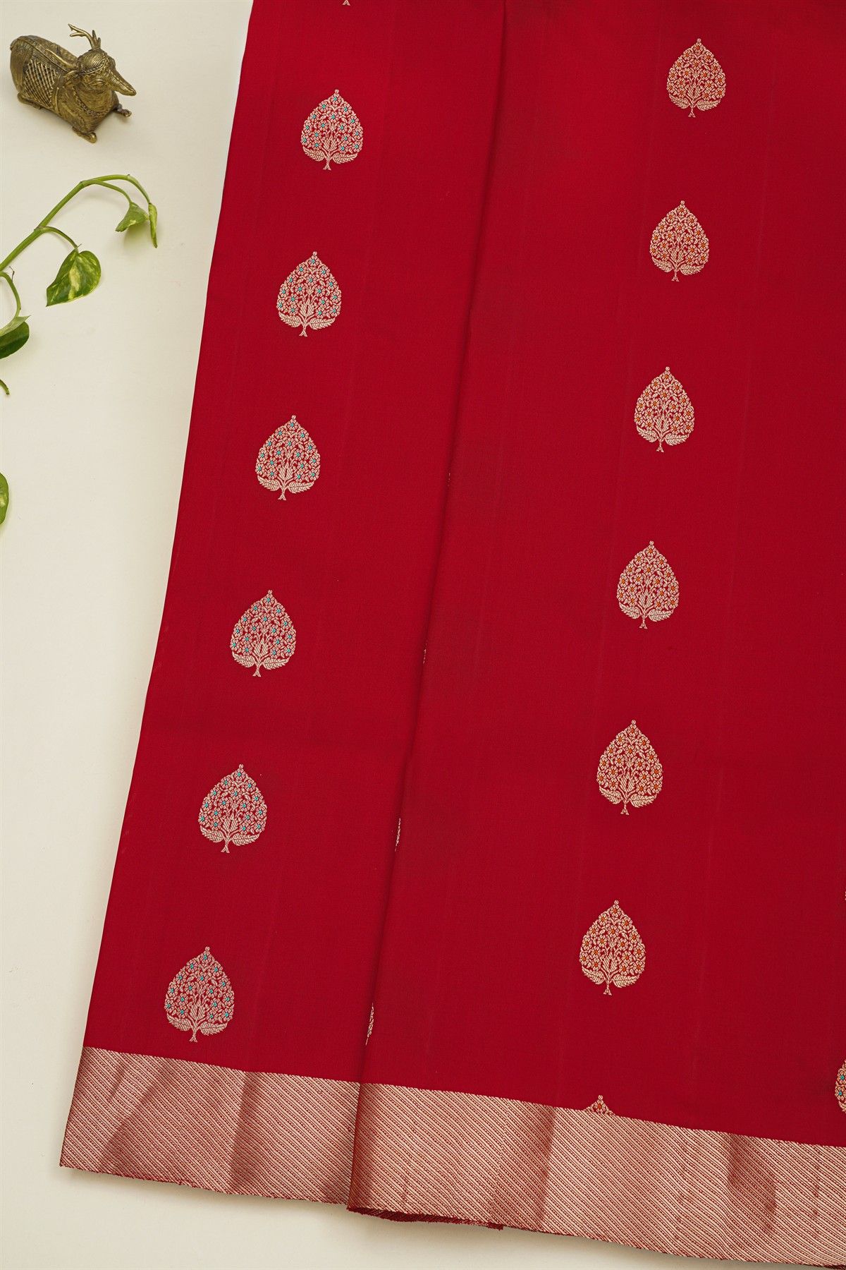 Coimbatore Soft Silk Red Saree