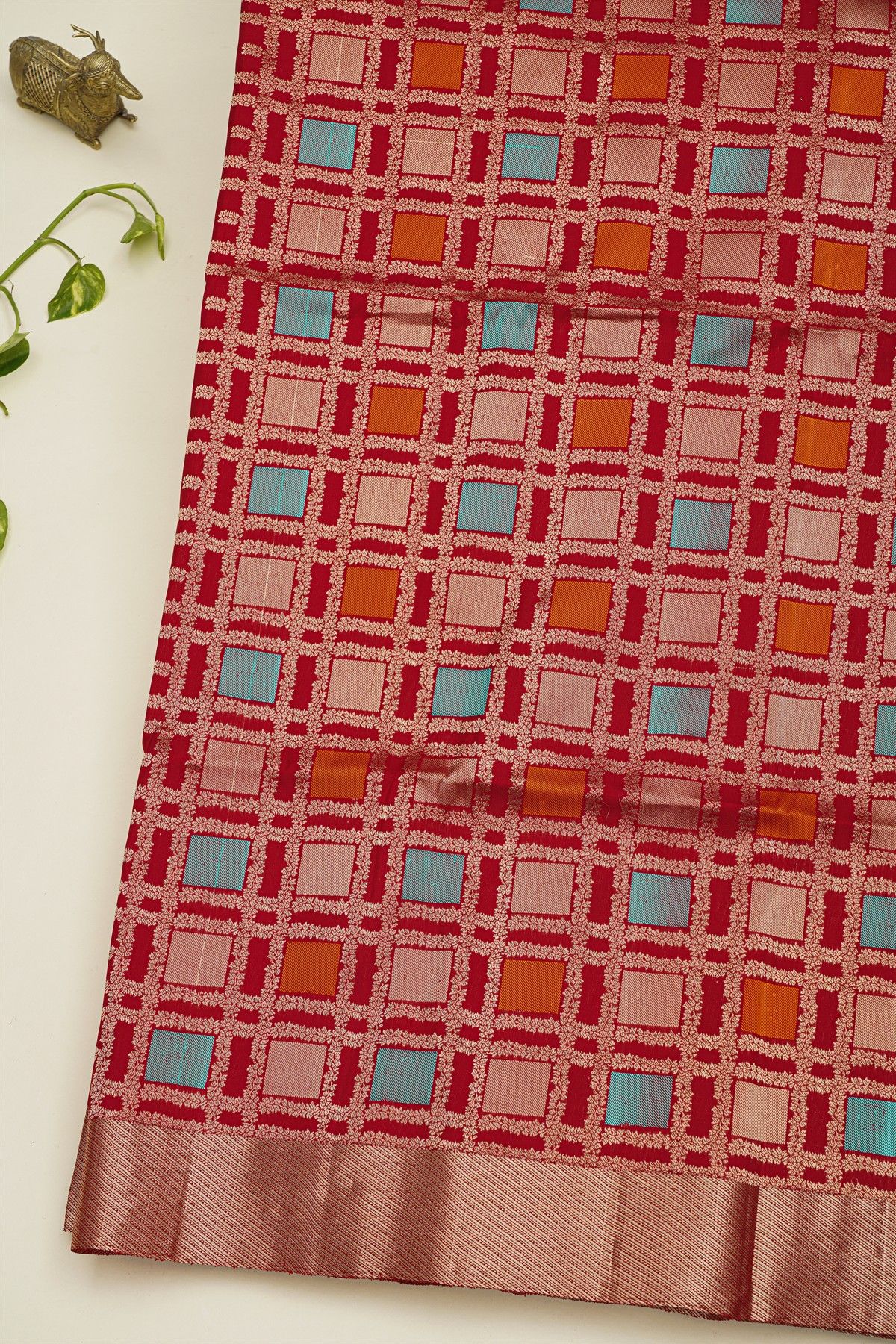 Coimbatore Soft Silk Red Saree