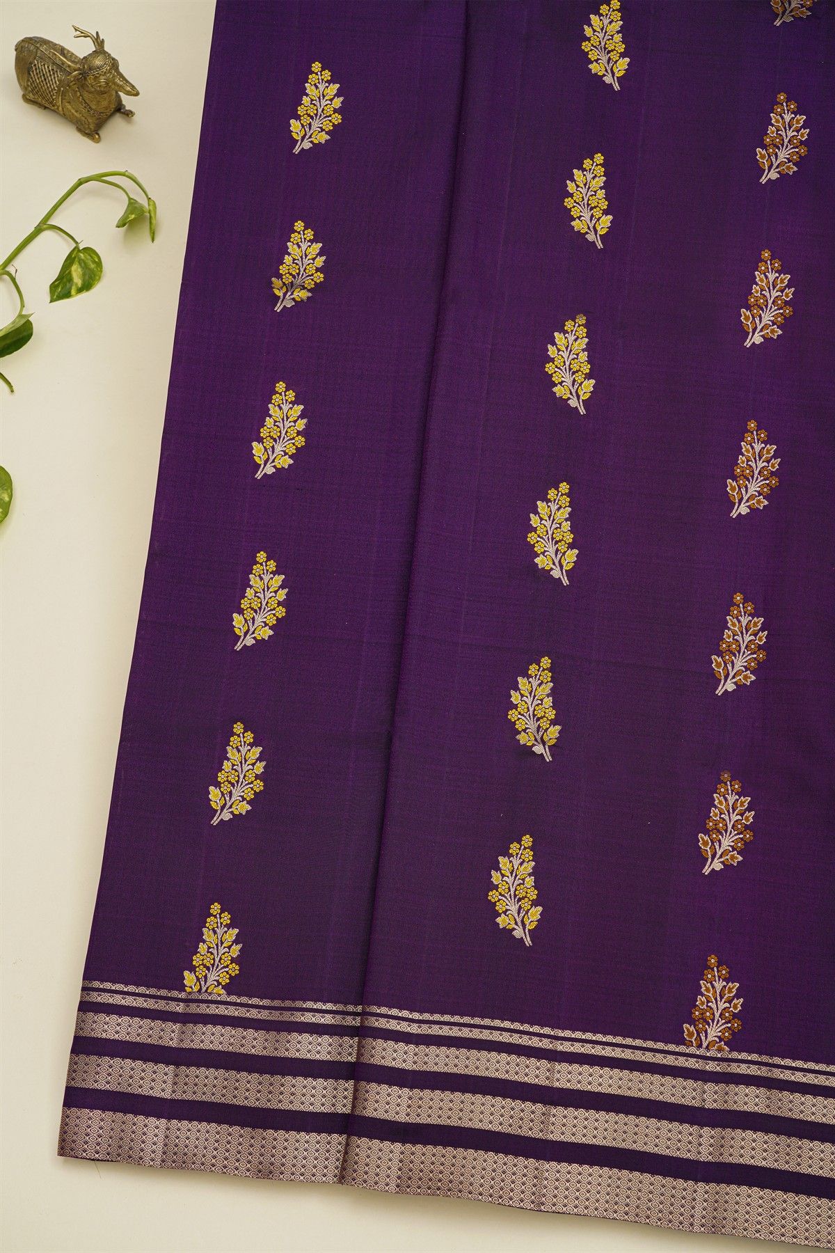 Coimbatore Soft Silk Purple Saree