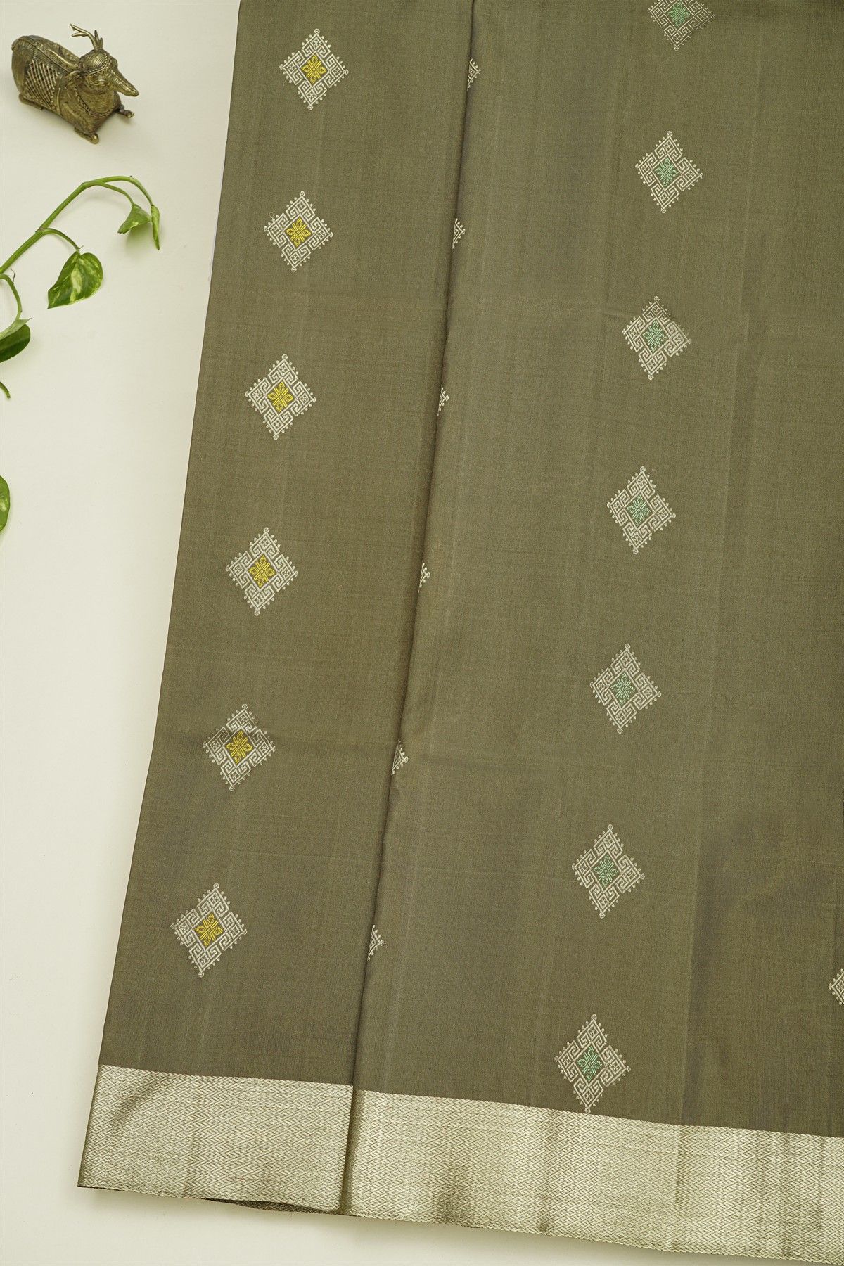 Coimbatore Soft Silk Mint Green Saree