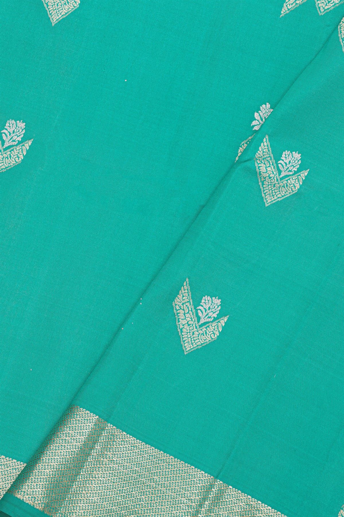 Coimbatore Soft Silk Sky Blue Saree